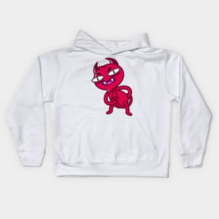 Red Devil is dance Kids Hoodie